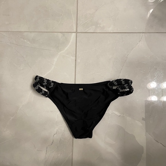Rip Curl Black Knit Bikini Bottom - Picture 3 of 4